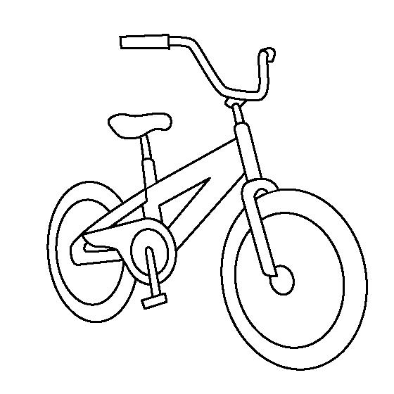 Раскраска велосипеда для мальчиков (велосипед)
