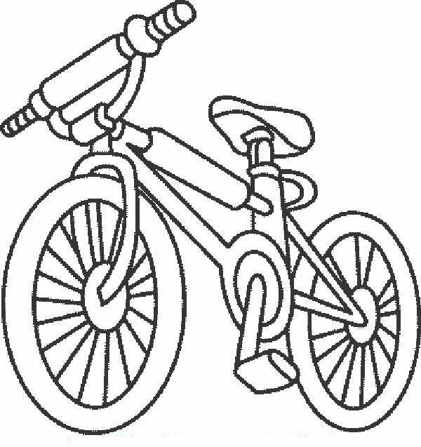 Раскраска велосипеда для мальчиков (велосипеды)