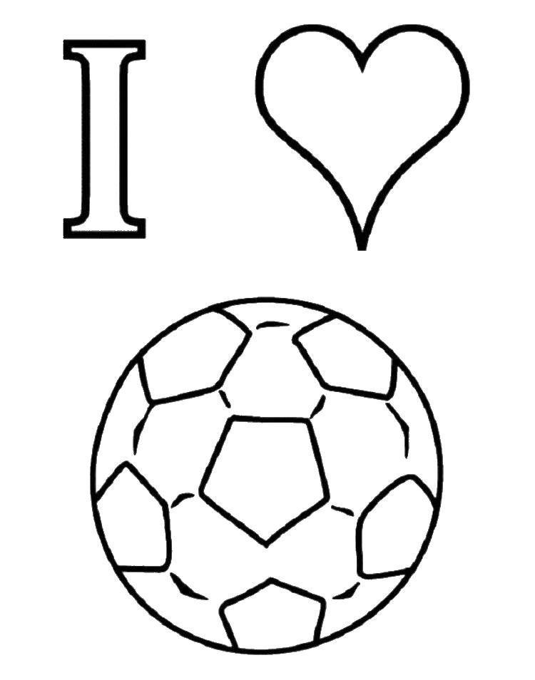 Раскраски футбола для детей - выбирайте и раскрашивайте мячи футболистов (мяч)