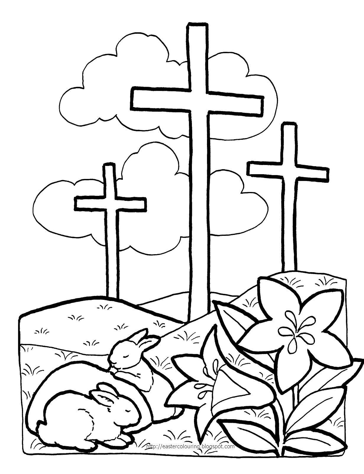 Раскраска Крест (Крест)