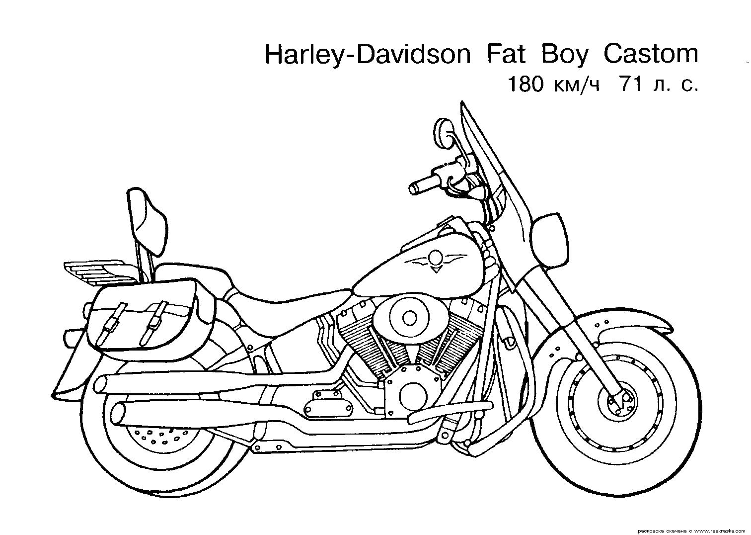 Раскраска Harley для детей (Harley)
