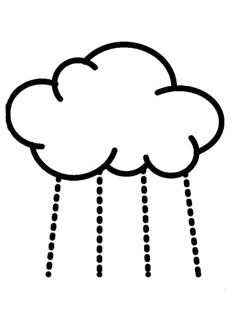 Раскраски облаков с явлениями природы для детей (явления)