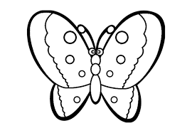 Раскраска бабочки - скачать и распечатать трафарет (бабочки, трафарет)