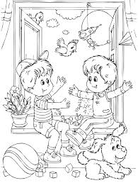 Раскраски для детей с дружбой (дружба, детские)