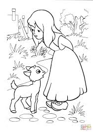 Раскраска с персонажами мультфильма Снежная Королева