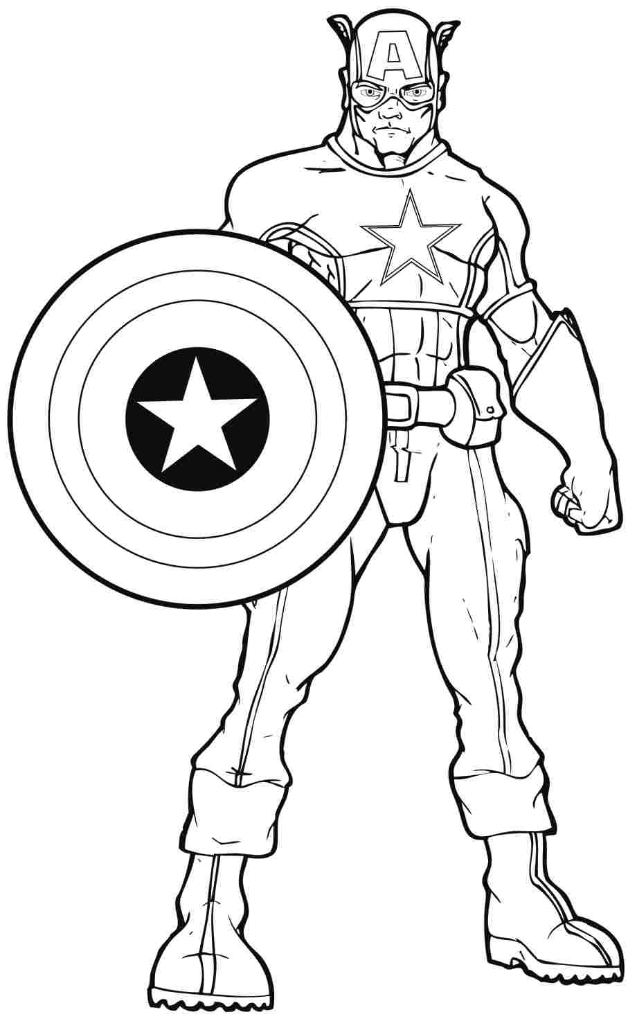 Раскрашенный Капитан Америка - персонаж из комиксов (персонаж)