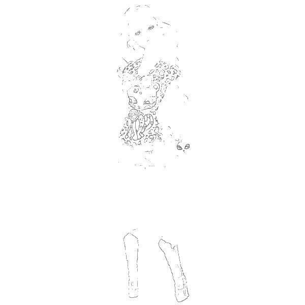 Раскраска модницы Барби - модель (модницы, барби, модели, аксессуары)