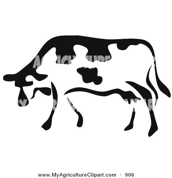 Контур коровы для вырезания контуры (контур)