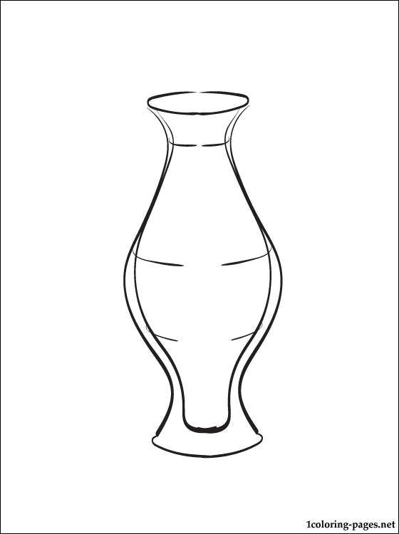 Раскрашенная ваза с водой (ваза, вода)
