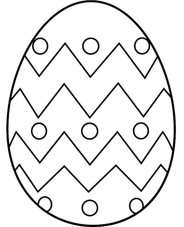Узоры для раскрашивания яиц (узоры, яйцо)